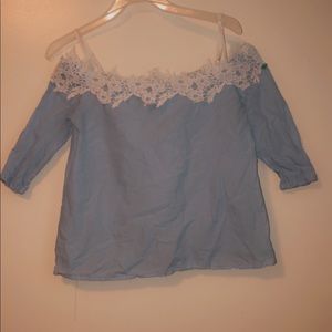 Off the shoulders shirt